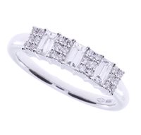 Anello Salvini Donna CLASSICO SALVINI in Oro bianco Diamante 20091681 - 20091681